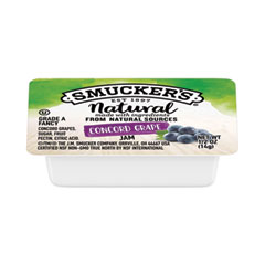 Smucker's® Smuckers 1/2 Ounce Natural Jam, 0.5 oz Container, Concord Grape, 200/Carton