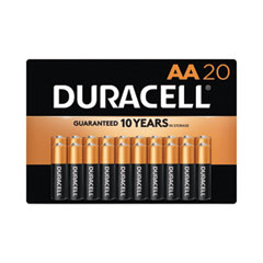 Duracell® CopperTop Alkaline AA Batteries, 20/Pack
