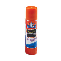 Elmer's® Washable School Glue Sticks, 0.24 oz, Applies Purple, Dries Clear, 30/Box