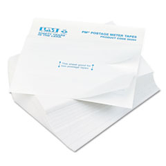 White 300/Box 1-3/4 x 5-1/2 PM Company 05203 Postage Meter Single Tape Strips 