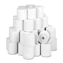 Impact Bond Paper Rolls, 3" x 150 ft, White, 50/Carton