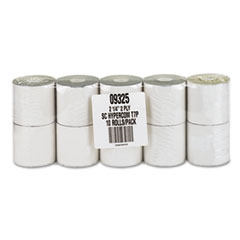 Iconex™ Impact Printing Carbonless Paper Rolls, 2.25" x 70 ft, White/Canary, 10/Pack