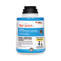 SC Johnson Professional® TruShot 2.0 Glass and Multisurface Cleaner, Clean Fresh Scent, 10 oz Cartridge, 4/Carton
