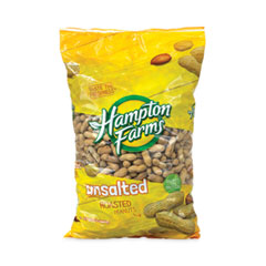 Hampton Farms® Unsalted Roasted Peanuts, 5 lb Bag, Delivered in 1-4 Business Days