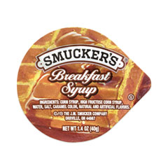 Smucker's® Breakfast Syrup Single Serve Packs, 1.4 oz Mini-Tub, 100/Box, Delivered in 1-4 Business Days