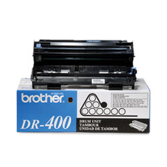 Brother DR400 Drum Unit, 20,000 Page-Yield, Black