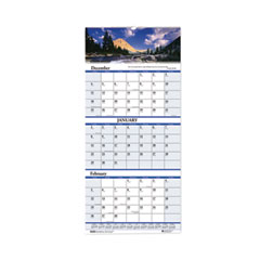 House of Doolittle(TM) Earthscapes(TM) 100% Recycled Scenic Three-Month Format Vertical Wall Calendar