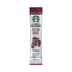 Starbucks® VIA Ready Brew Coffee, 0.11 oz, Italian Roast, 200/Carton