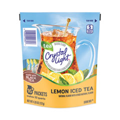 Crystal Light® Flavored Drink Mix Pitcher Packs, Iced Tea, 0.14 oz Packets, 16 Packets/Pouch, 1 Pouch/Carton, Ships in 1-3 Business Days