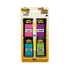 Post-it® Flags Page Flag Value Pack, Assorted Colors, 200 Flags and Highlighter with 50 Flags