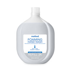 Method® Foaming Hand Wash Refill Tub, Fragrance-Free, 28 oz Tub, 4/Carton
