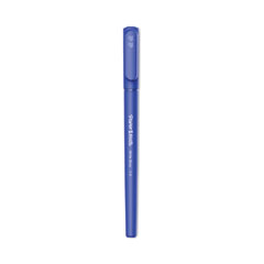 Paper Mate® Write Bros. Ballpoint Pen, Stick, Medium 1 mm, Blue Ink, Blue Barrel, Dozen
