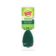 Scotch-Brite® Soap-Dispensing Dishwand Sponge Refills, 2.9 x 2.2, Green, 2/Pack
