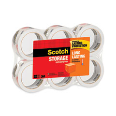 Scotch® Storage Tape, 3" Core, 1.88" x 54.6 yds, Clear, 6/Pack