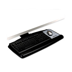 3M™ Easy Adjust Keyboard Tray, Standard Platform, 23" Track, Black