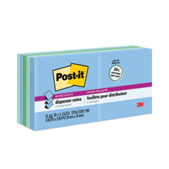 Post-it® Pop-up Notes Super Sticky Recycled Pop-up Notes in Oasis Collection Colors, 3 x 3, 90 Sheets/Pad, 10 Pads/Pack