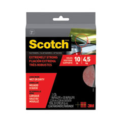 Scotch™ Extreme Fasteners, 1" x 10 ft, Clear, 2/Pack