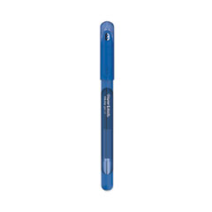 Paper Mate® InkJoy Gel Pen, Stick, Medium 0.7 mm, Blue Ink, Translucent Blue Barrel, Dozen