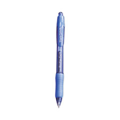 Paper Mate® Profile Gel Pen, Retractable, Fine 0.5 mm, Blue Ink, Translucent Blue Barrel, Dozen