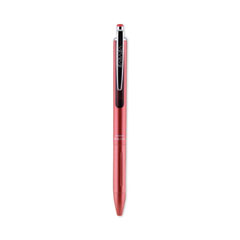 Pentel® EnerGel RTX Gel Pen, Retractable, Medium 0.7 mm, Black Ink, Red/White/Blue Barrel, 5/Pack