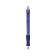 Pentel® R.S.V.P. Super RT Ballpoint Pen, Retractable, Medium 0.7 mm, Blue Ink, Translucent Blue/Blue Barrel, Dozen