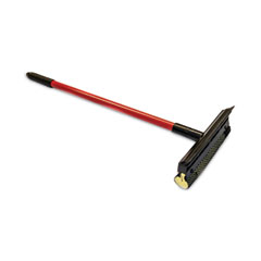 Boardwalk® General-Duty Squeegee, 8" Wide Blade, Black/Red, 21" Handle