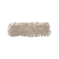Boardwalk® Mop Head, Dust, Cotton, 24 x 3, White