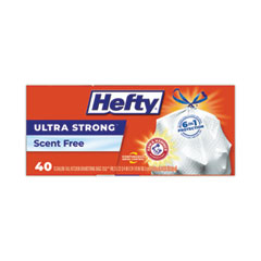 Hefty Ultra Strong 13 Gallon Scented Kitchen Trash Bag 23.75 x 24.88 Low