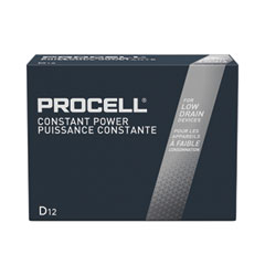 Professional Alkaline D Batteries, 12/Box