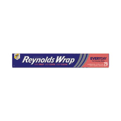 Reynolds Wrap® Standard Aluminum Foil Roll, 12" x 75 ft, Silver, 35 Rolls/Carton