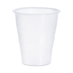 Dart® High-Impact Polystyrene Cold Cups, 7 oz, Translucent, 100 Cups/Sleeve, 25 Sleeves/Carton