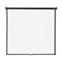 Quartet® Wall or Ceiling Projection Screen, 70 x 70, White Matte Finish