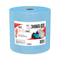 WypAll® X60 Cloths, Jumbo Roll, 12.5 x 13.4, Blue, 1,100/Roll