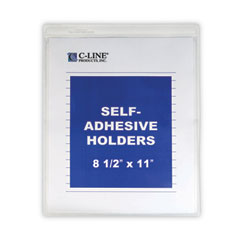 C-Line® Self-Adhesive Poly Shop Ticket Holders