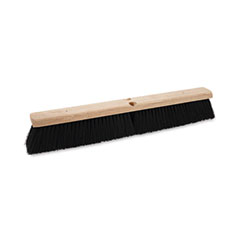 Boardwalk® Floor Brush Head, 3" Black Polypropylene Bristles, 24" Brush