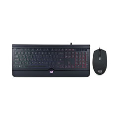Adesso Backlit Gaming Keyboard and Mouse Combo