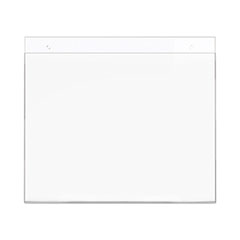 deflecto® Classic Image Wall-Mount Sign Holder, Landscape, 11 x 8.5, Clear