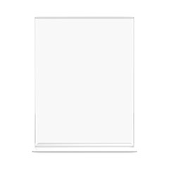 deflecto® Classic Image Double-Sided Sign Holder, 8.5 x 11 Insert, Clear