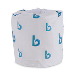 Boardwalk® Boardwalk Green Plus Bathroom Tissue, 2-Ply, White, 400 Sheets, 96 Rolls/Carton