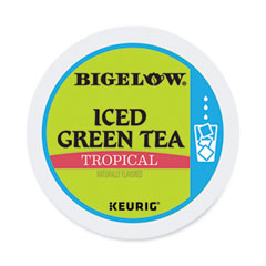 Bigelow® Tropical Iced Green Tea, K-Cup, 0.10 oz, 22/Box