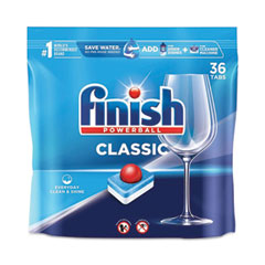 FINISH® Powerball Classic Dishwasher Tabs, Fresh Scent, 36/Pack, 4 Packs/Carton