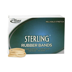 Alliance® Sterling Rubber Bands, Size 62, 0.03" Gauge, Crepe, 1 lb Box, 600/Box