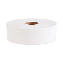 Boardwalk® JRT Bath Tissue, Jumbo, Septic Safe, 1-Ply, White, 3.63" x 4,000 ft, 6/Carton
