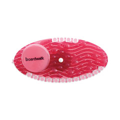 Boardwalk® Curve Air Freshener, Spiced Apple, Solid, Red, 10/Box