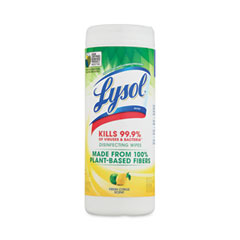 LYSOL® Brand Disinfecting Wipes II Fresh Citrus, 7 x 7.25, 30 Wipes/Canister, 12 Canisters/Carton