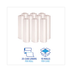 Coastwide Professional High-Density Can Liners | 16 Gal | 13 Mic | 24 x 33 | Natural | 500/Carton