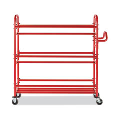 Rubbermaid® Commercial Tote Picking Cart, 57 x 18.5 x 55, 450 lb Capacity, Red