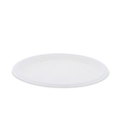 Pactiv Evergreen EarthChoice Compostable Fiber-Blend Bagasse Dinnerware, Plate, 10" dia, Natural, 500/Carton