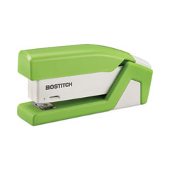 Bostitch® InJoy One-Finger 3-in-1 Compact Stapler with Antimicrobial Protection, 20-Sheet Capacity, Green