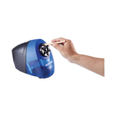 Pencil Sharpener Dual Hole Manual Blue, Jumbo Crayon Sharpener with Cover  and Bin, Handheld Color Pencil Sharpeners for Large & Standard Pencils,  Also